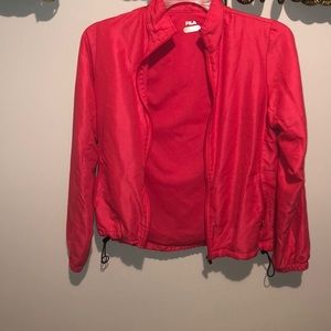 Pink Fila Sports Jacket